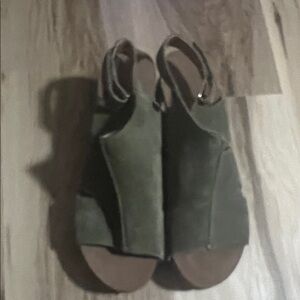 Volatile Khaki Platform Sandals